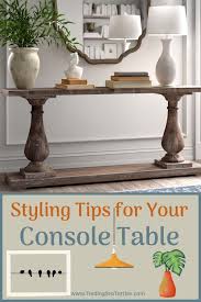 style a console table with these 11