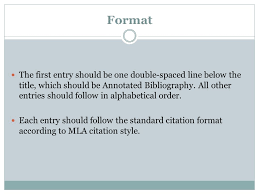 Annotated Bibliography Alphabetical Order SRAR com
