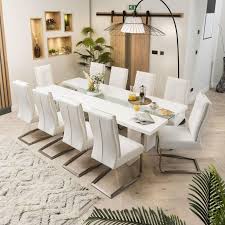 Modern Dining Tables With 10 Chairs