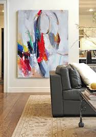 Large Abstract Painting On Canvas