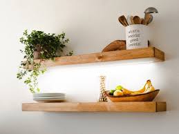 Floating Shelf With Led Lights Kitchen