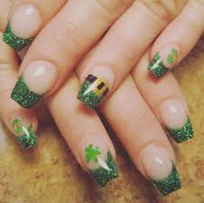 Oh the fun i had creating these nail designs using mua cosmetics £1 nail varnishes and mua cosmetics glitter gel eyeliners! 4 Must Have Stunning St Patrick S Day Nail Designs Clear Jelly Stamper