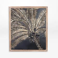 Palm Tree Pressed Metal Wall Art