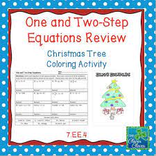 Holiday Math Two Step Equations