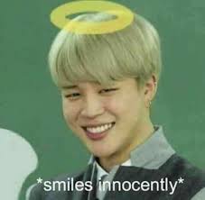 He may look innocent but we all know he's Far from it | Bts memes hilarious, Meme faces, Kpop memes
