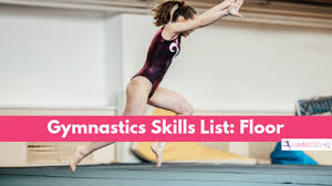 gymnastics skills list floor