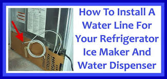 Running a water line to a refrigerator to supply its ice maker and drinking water dispenser has never been easier. How To Install A Water Line To Your Refrigerator Easy Step By Step Installation