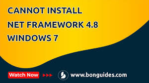 fix cannot install net framework 4 8