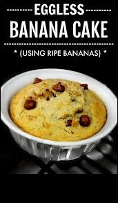 eggless banana walnut cake using over