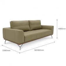 sofa kulit seater asli minimalis mewah