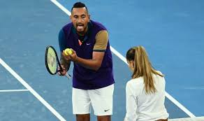Amid the hullabaloo of excitement in the stands of court one on wednesday, nick kyrgios just wanted a beer. Nick Kyrgios Swears And Strops His Way To Australian Open Win Over Ugo Humbert Tennis Sport Express Co Uk