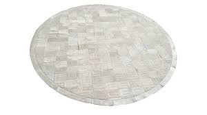 round cowhide rugs pa leather corp