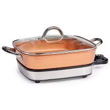 copper chef ceramic stainless steel 12