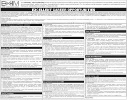 Todayjobsalerts.net is a platform for all job seekers who want to get a new career opportunity in pakistan. Group Head Risk Management Jobs In Lahore At Exim Bank Of Pakistan On January 10 2021 Paperads Com