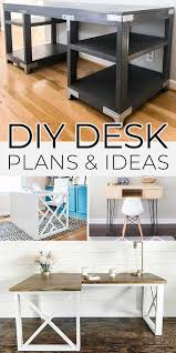 Want to build an easy diy farmhouse table for your rustic home decor the right way? Diy Desk Plans Ideas Ohmeohmy Blog