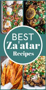 collage of best zaatar recipes