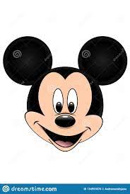 Disney-Vektorillustration Von Mickey Mouse Lokalisierte Auf Weißem  Hintergrund Redaktionelles Bild - Illustration von gezeichnet, säugetier:  134953070