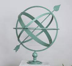 garden armillary sundial sphere 20 d
