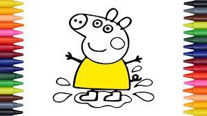 Hướng Dẫn Vẽ Chú Heo Peppa Pig Với Nhiều Màu Sắc Cực kỳ Đáng Yêu Dành Cho Bé  - YouTube