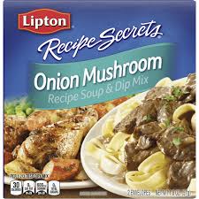 lipton soup and dip mix onion mushroom