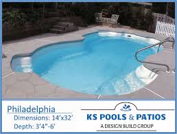 fiberglass pools ks pools and patios
