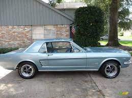1966 Silver Blue Metallic Ford Mustang