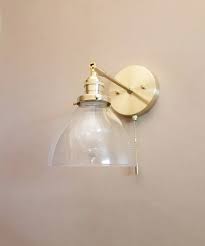 Pull Chain Industrial Wall Sconce