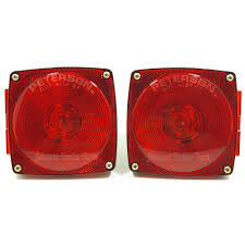 Pair Of Peterson Tail Lights Pm 440 440l Stop Turn Tail Lights