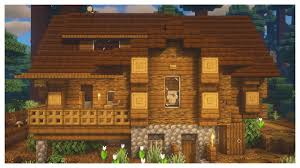 This is my first video for this channel. Minecraft How To Build A Log Cabin Tutorial Youtube