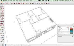 Draw A 3d House Model In Sketchup From