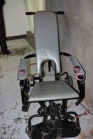 restraint chairs in correctional facilities
