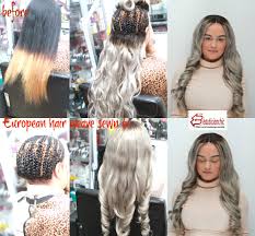 A hair weave is a type of hair extension method where hair wefts are sewn onto braided hair and styled to any desired style. European Weave Hairdresser Box Braiding Braiding Afro Hair Salon Makeup Artist London