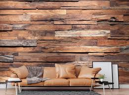 Timber Wood Dark Brown Wood Wallpaper