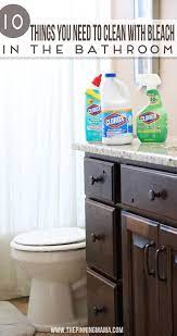 To Clean With Bleach In The Bathroom