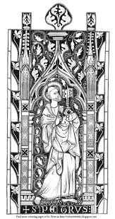 St Peter S Window Coloring Page