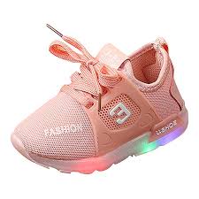 Baby Toddler Girls Led Light Shoes Sneakers For 1 6 Years Old Kids Soft Luminous Outdoor Sport Running Shoes
