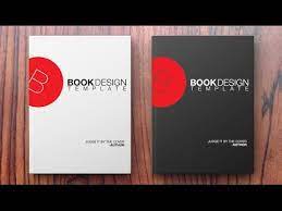 book design template in photo
