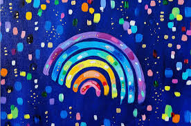 Rainbow Painting Workshop @sarahcoeyart-CreativeStirling Crowdfunder Reward  – Creative Stirling