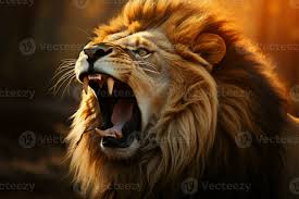 roi de le jungle une majestueux lion