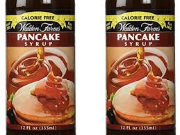 pancake syrup calorie free nutrition