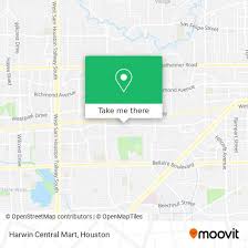 harwin central mart in houston by bus