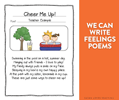 1st grade students to write poetry