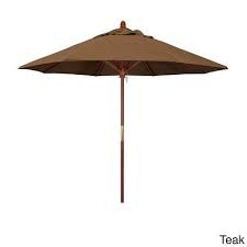 California Umbrella 9ft Mai Wooden