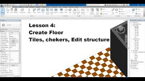 create floor in revit tiles