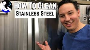 to clean a stainless steel appliance