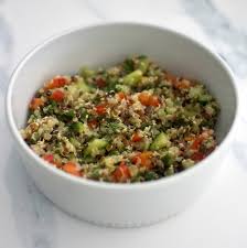 terranean sprouted quinoa salad