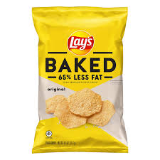 potato crisps baked 65 less fat