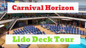 carnival horizon lido deck 10 tour