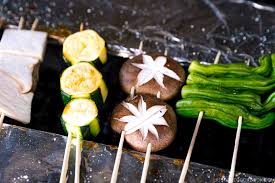 Yakitori Style Grilled Vegetables 焼き野