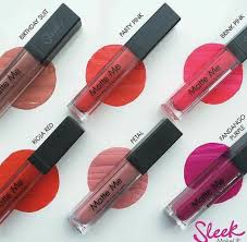 sleek makeup matte me liquid lip gloss